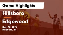 Hillsboro  vs Edgewood  Game Highlights - Dec. 30, 2023