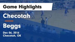 Checotah  vs Beggs Game Highlights - Dec 06, 2016