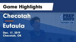 Checotah  vs Eufaula  Game Highlights - Dec. 17, 2019