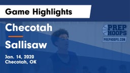 Checotah  vs Sallisaw  Game Highlights - Jan. 14, 2020