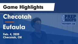 Checotah  vs Eufaula  Game Highlights - Feb. 4, 2020