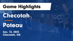Checotah  vs Poteau  Game Highlights - Jan. 13, 2023