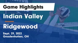 Indian Valley  vs Ridgewood  Game Highlights - Sept. 29, 2022