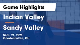 Indian Valley  vs Sandy Valley  Game Highlights - Sept. 21, 2023
