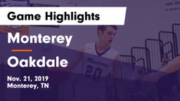 Monterey  vs Oakdale Game Highlights - Nov. 21, 2019