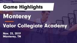 Monterey  vs Valor Collegiate Academy Game Highlights - Nov. 23, 2019