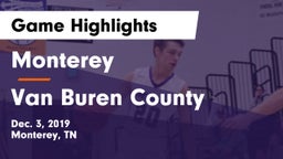 Monterey  vs Van Buren County  Game Highlights - Dec. 3, 2019