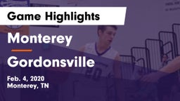 Monterey  vs Gordonsville  Game Highlights - Feb. 4, 2020