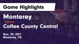 Monterey  vs Coffee County Central  Game Highlights - Nov. 20, 2021