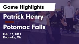Patrick Henry  vs Potomac Falls Game Highlights - Feb. 17, 2021