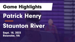 Patrick Henry  vs Staunton River Game Highlights - Sept. 18, 2023