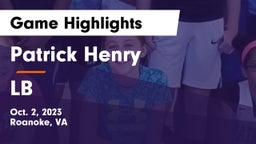 Patrick Henry  vs LB Game Highlights - Oct. 2, 2023