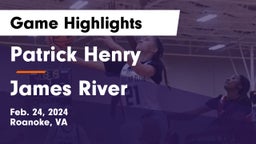 Patrick Henry  vs James River  Game Highlights - Feb. 24, 2024