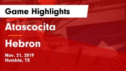 Atascocita  vs Hebron Game Highlights - Nov. 21, 2019