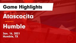 Atascocita  vs Humble  Game Highlights - Jan. 16, 2021