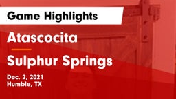 Atascocita  vs Sulphur Springs  Game Highlights - Dec. 2, 2021