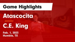 Atascocita  vs C.E. King  Game Highlights - Feb. 1, 2023