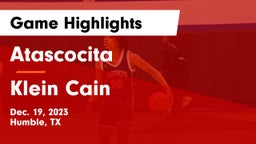 Atascocita  vs Klein Cain  Game Highlights - Dec. 19, 2023