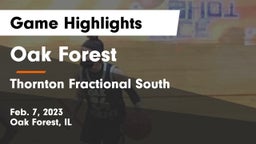 Oak Forest  vs Thornton Fractional South  Game Highlights - Feb. 7, 2023