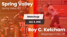 Matchup: Spring Valley vs. Roy C. Ketcham  2016