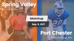 Matchup: Spring Valley vs. Port Chester  2017