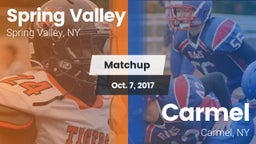 Matchup: Spring Valley vs. Carmel  2017