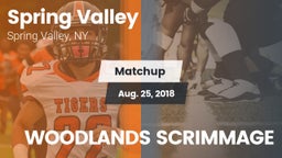 Matchup: Spring Valley vs. WOODLANDS SCRIMMAGE 2018