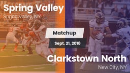 Matchup: Spring Valley vs. Clarkstown North  2018