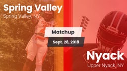 Matchup: Spring Valley vs. Nyack  2018