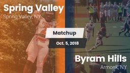 Matchup: Spring Valley vs. Byram Hills  2018