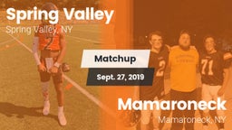 Matchup: Spring Valley vs. Mamaroneck  2019
