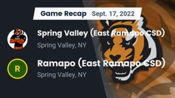Recap: Spring Valley  (East Ramapo CSD) vs. Ramapo  (East Ramapo CSD) 2022