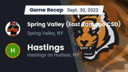 Recap: Spring Valley  (East Ramapo CSD) vs. Hastings  2022