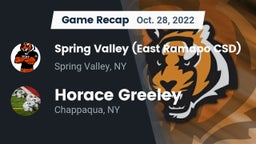 Recap: Spring Valley  (East Ramapo CSD) vs. Horace Greeley  2022