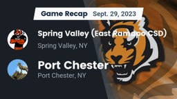 Recap: Spring Valley  (East Ramapo CSD) vs. Port Chester  2023
