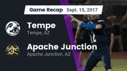 Recap: Tempe  vs. Apache Junction  2017