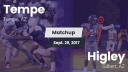 Matchup: Tempe  vs. Higley  2017