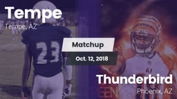Matchup: Tempe  vs. Thunderbird  2018