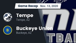 Recap: Tempe  vs. Buckeye Union  2020