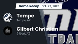 Recap: Tempe  vs. Gilbert Christian  2023