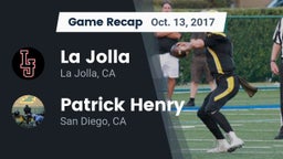 Recap: La Jolla  vs. Patrick Henry  2017