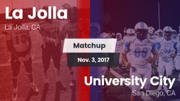 Matchup: La Jolla  vs. University City  2017