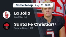 Recap: La Jolla  vs. Santa Fe Christian  2018