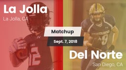 Matchup: La Jolla  vs. Del Norte  2018