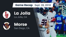 Recap: La Jolla  vs. Morse  2018
