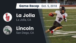 Recap: La Jolla  vs. Lincoln  2018