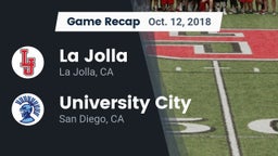 Recap: La Jolla  vs. University City  2018