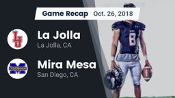 Recap: La Jolla  vs. Mira Mesa  2018