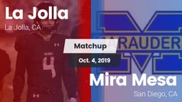 Matchup: La Jolla  vs. Mira Mesa  2019