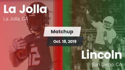 Matchup: La Jolla  vs. Lincoln  2019